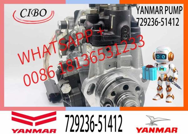 Fuel Injection Pump 729236-51412 For Yanmar 3TNV88 Engine Injector Pump