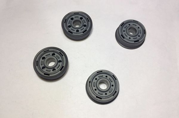 Одиночной поршень заполненный губой Ptfe фронта удара Od 30,13 до 30,33 Mm в черном цвете