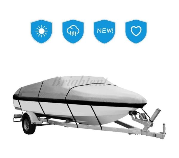 Durable All Weather Boat Cover , 22' - 24' L Up To 116W Outdoor Boat Cover