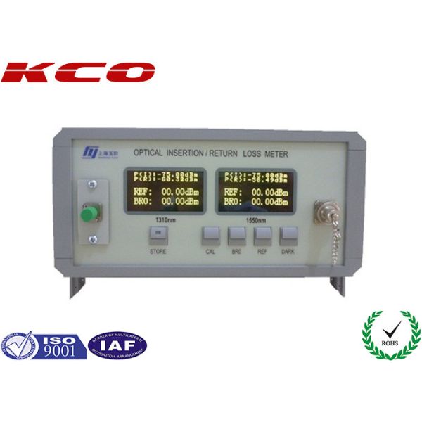 Fiber Optic Patch Cord Pigtail IL Tester / Insertion Loss Testing Device For Multimode and Single Mode