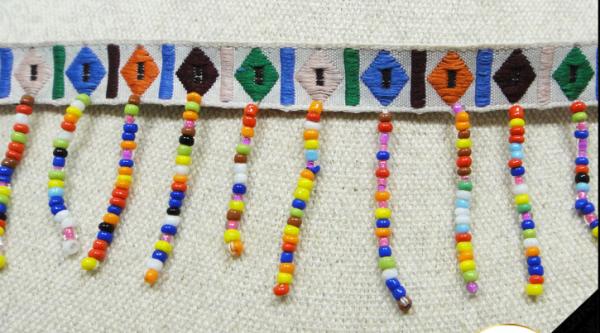 Elegant Fashion Tassel Curtain Decoration beaded Trim Fringe, curtain tassels plastic beaded tassels curtains