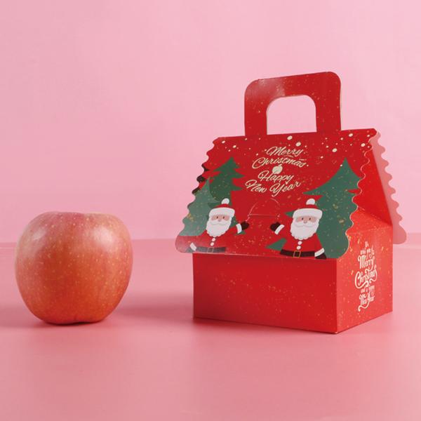 Caixa de presente de empacotamento nova da caixa dos doces de Eve Apple Box Packing Christmas do Natal de Apple do Natal da caixa de Apple