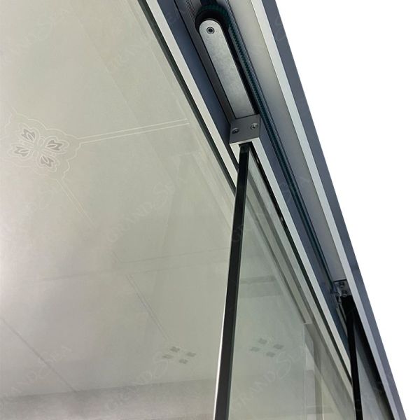 Narrow Frame Aluminium Alloy Tempered Glass Sliding Door Grandsea Factory Outlet Balcony Door
