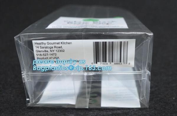 Self Adhesive Opp Pp Bopp Pe Square Bottom Clear Packing Plastic Bags, Cello Polypropylene Pouch Bags
