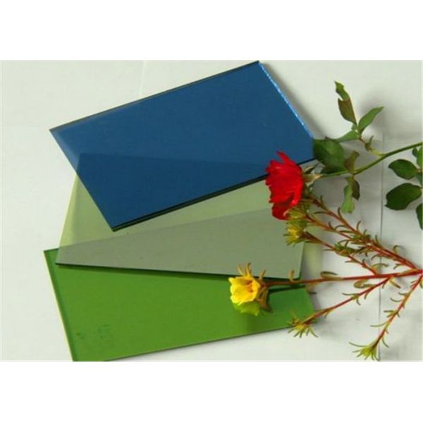 Dark Blue Toughened Float Glass Abrasion Resistant Heat Reflective Glass