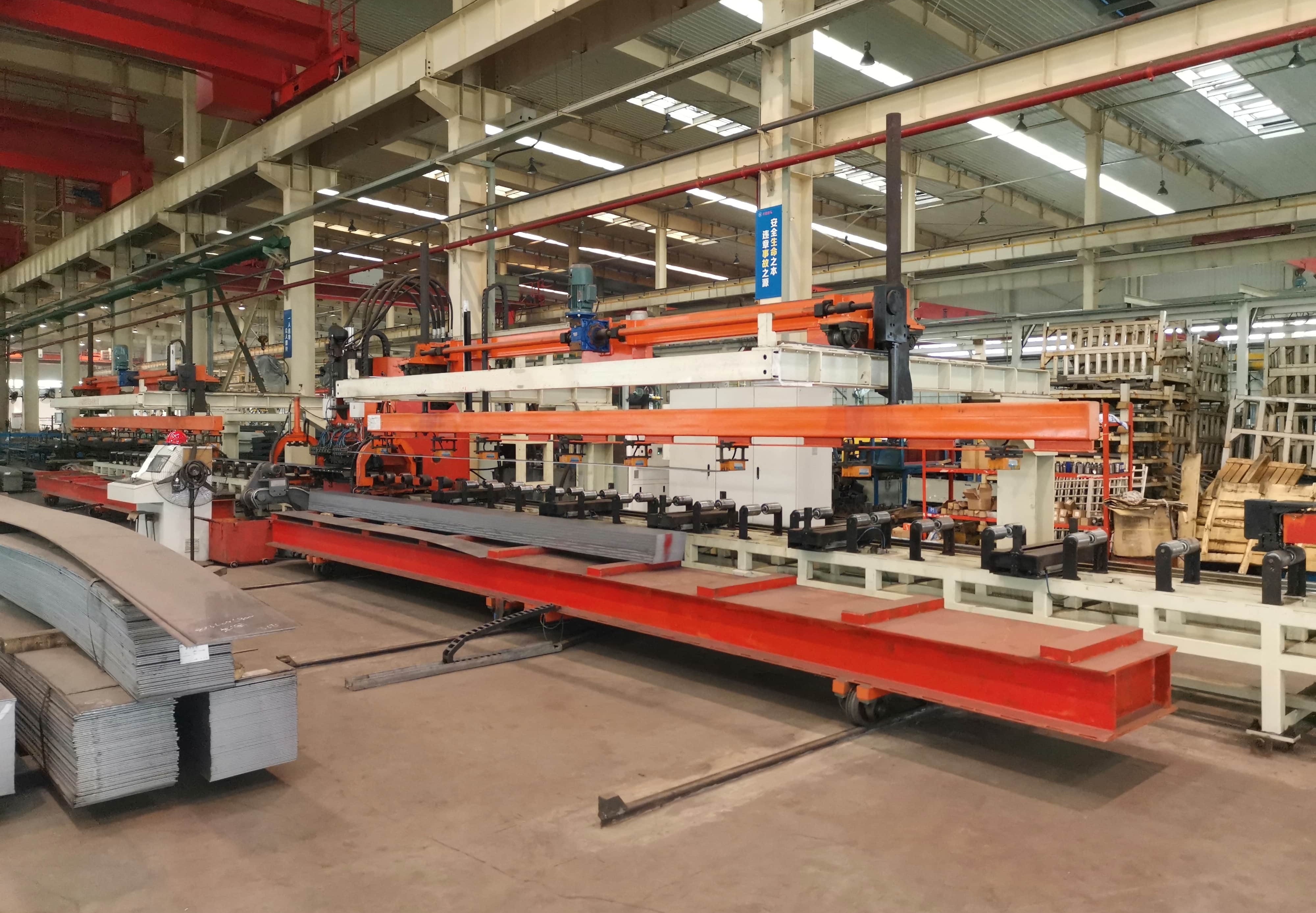 Heavy-Duty Automotive Frame Longitudinal Beam CNC Punching Production Line
