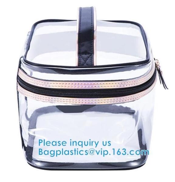 PVC Mini Plastic Cosmetic Bags , Cosmetic Tote Bags Printed Promotional Makeup Bag, Cosmetic bags, swimwearr bag