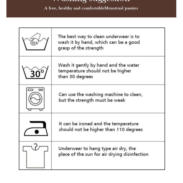 Fashion lace design Menstrual Panties Plus Size Women Soft Anti-bacterial Period Panties 4 layer period panties