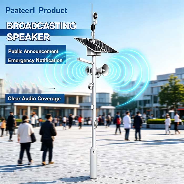 Off‑Grid Solar Smart Pole, Multi‑Function Integrated Smart Light Pole for Smart City Projects
