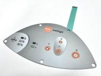 Clavier à membrane imperméable et facile à nettoyer pour le fonctionnement du dispositif de thérapie magnétique