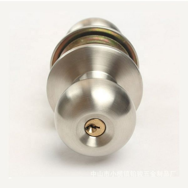 Bedroom Kitchen Door Lock Cabinet Stainless Steel Ball Lock Tubular Lever Lock