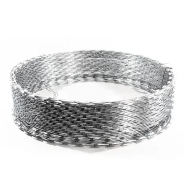 Sea Shipping GI Razor Wire Barrier Concertina Barbed Wire Rolls for Airport Security
