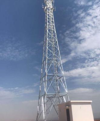 Customizable Quadrangular Angle Steel Communication Telecom Tower In Accordance With ISO 9001 Standard
