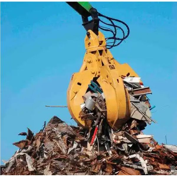Orange Peel Type Grab Bucket Clamshell Bucket for 5-50t Excavators with Remote Control