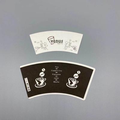 Cópia Flexographic personalizada 150gsm-350gsm da folha do copo 8oz de papel
