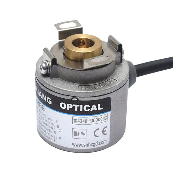 External Diameter 35mm Miniature Rotary Encoder K35 Blind Hole 8mm 40mm Leaf Spring
