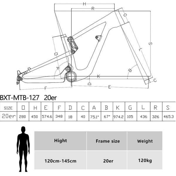 Bicicleta de montaña de carbono con suspensión completa, grupo Shimano de 10 velocidades para niños