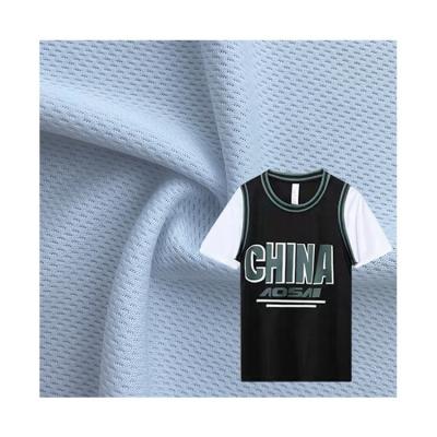 150cm-180cm Largura 75D Poliéster Bird Eye Mesh Jersey Tecido para performance