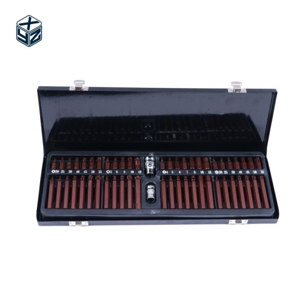 Precision Machining Industrial Grade S2 Alloy Steel Hand Tool Set 54pcs Bits Included