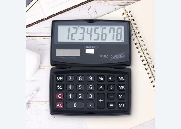 For Authentic Casio Casio Computer SX-100 Folding Clamshell Calculator 8-bit mini calculator
