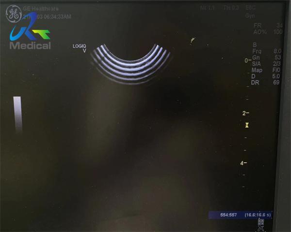GE E8C-RS Ultrasound Transducer Crystal Array Replacement and Connector Housing Repair