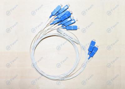 Low Insertion Loss Fiber Optic PLC Splitter 2x8 Connector Type SC / UPC