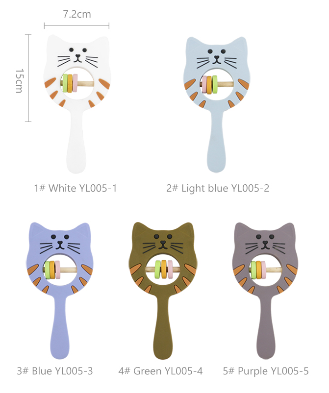 Силикон Teether BPA свободный для игрушек трещотки силикона качества еды заботы младенца прорезывания зубов успокаивая