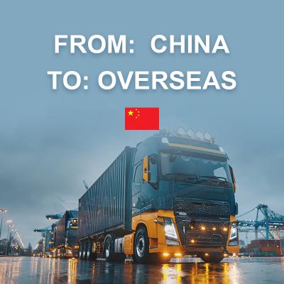 Tout le monde Logistique Transport routier de la Chine à l'étranger