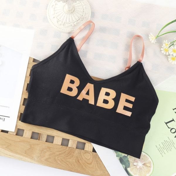 Comfortable Vest Style Girl's Bra High Quality New Arrival 2025 Wholesale Women Vest Style Bra for Slim Girls