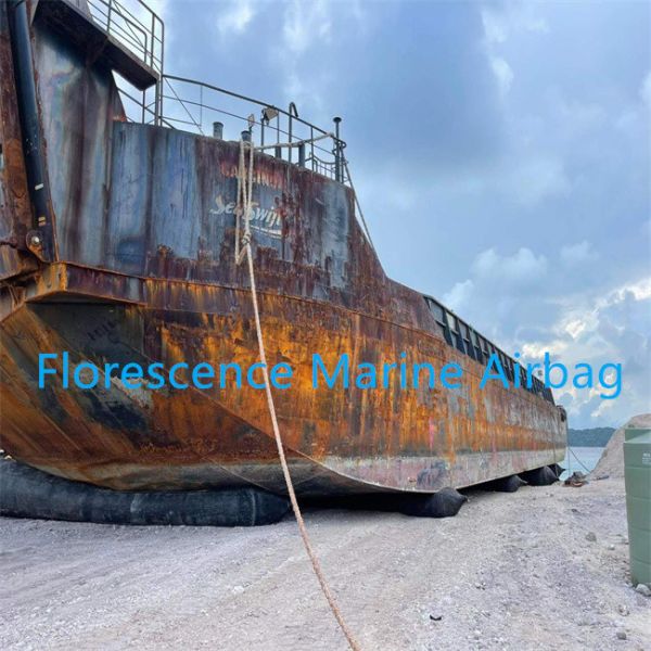 Barge Ship Balloon Marine Ship Launching Airbag For Sale