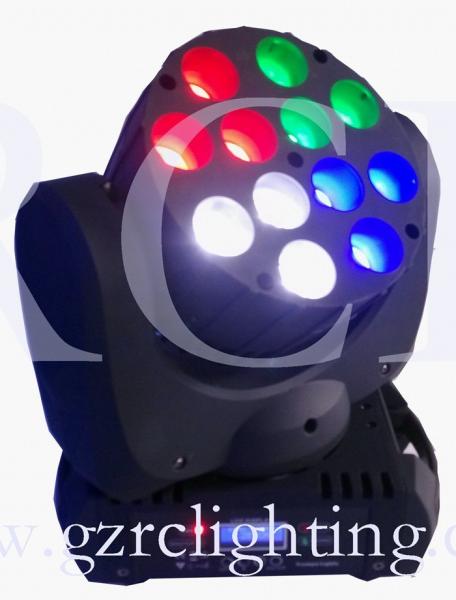 Smart DMX Control LED Beam Moving Head Light 10W 4in1 12pcs  Led Moving Head Light