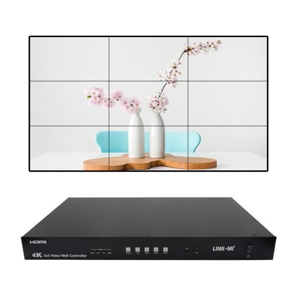 Ultra HD 4K Video Wall Controller HDMI DP 3x3 Video Wall Processor VGA USB Type-C