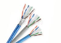 PVC 23AWG de cobre Unshielded 4 de Cat6 pares do cabo da rede