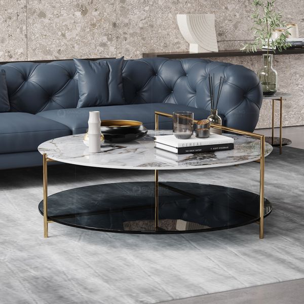 Круглый журнальный стол SS устанавливает мебель комнаты прожития центра гостиницы домашнюю