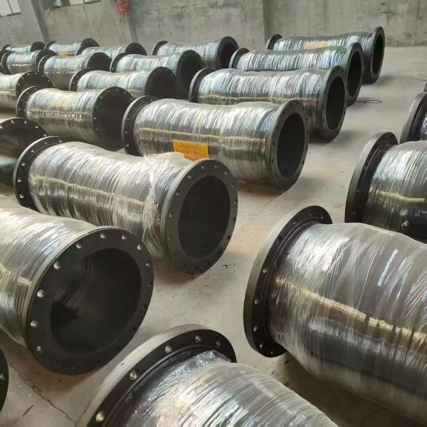 Versatile Rubber Discharge Hose Perfect for Pumping Water Chemicals and Other Fluids in Various Industries