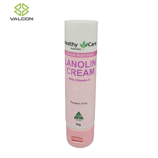 Pink 30 ML Empty Cosmetic Tubes Silkscreen Printing PP Cap Material