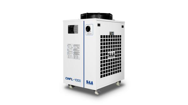 1KW Fiber Laser Machine Parts Dual Circuit Water Cooling Industrial Chiller