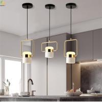 Lumière pendante nordique à la maison/d'hôtel en métal d'art de l'or LED d'application