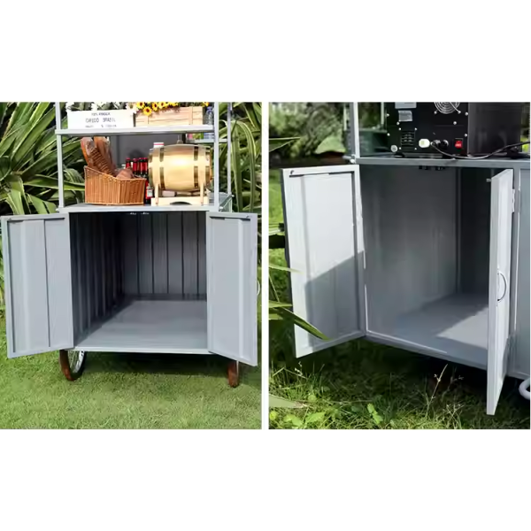 USA Market Customize Ice Cream Bicycle Food Carts with 100kg Capacity