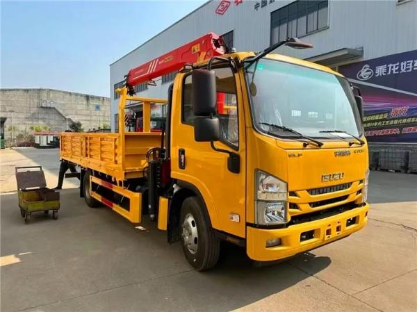 ISUZU NPR KV100 115hp Motor 2 toneladas guindaste caminhão / caminhão montado guindaste hidráulico