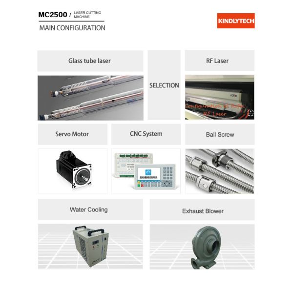 1250*2500mm CO2 Laser Cutter Machine Cutting Machine With 150w Laser Tube