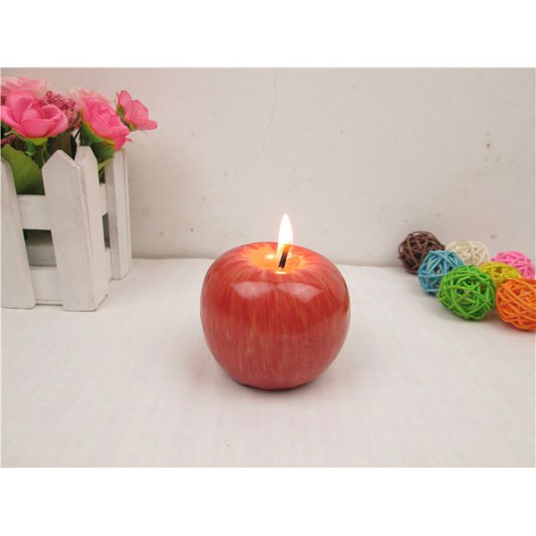 Apple Fruit Candle