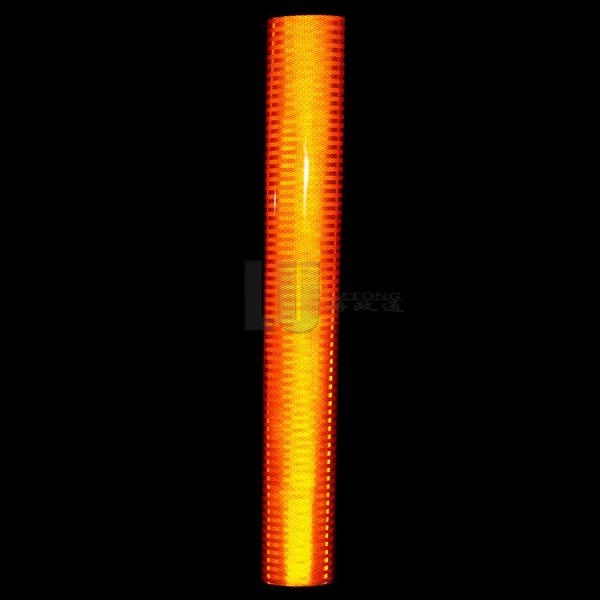 PMMA Material Diamond Grade Prismatic Reflective Vinyl Sticker Sheeting Roll For Road Traffic Signs