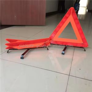 Portable ABS Warning Triangle with Reflective Sheet for Road Safety and Car Emergency Sign