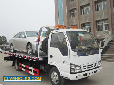 ISUZU N Series Wrecker Tow Truck 130hp 4 ton with Seatbelts for Safety