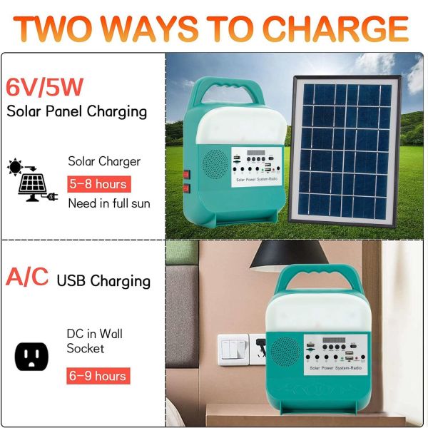 Водоустойчивый яркий солнечный приведенный в действие располагаясь лагерем USB запасного освещения светов перезаряжаемые