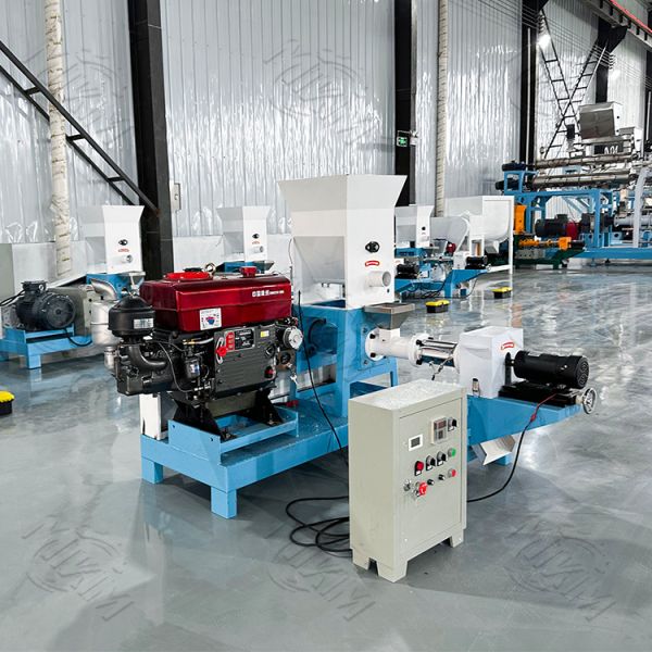 MIKIM Diesel Fish Feed Pellet Extruder Machine: Powerful + Low Fuel Consumption, Cuts Fish Feed Pellet Production Costs in Half
