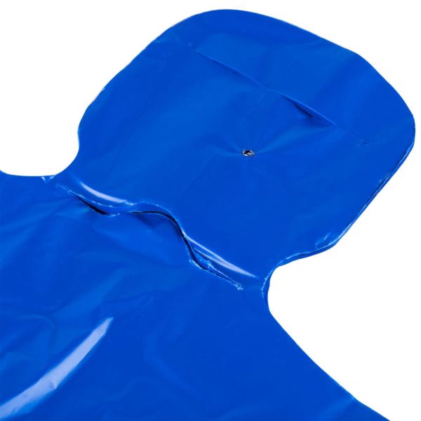 35 Mic Blue Unprinted T Shirt Shopping Bags LDPE Material 18