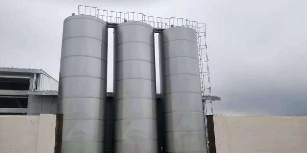 10-100t Milk Silo Made Of Ss316l Material And Goat Milk Raw Material For Dairy Plant