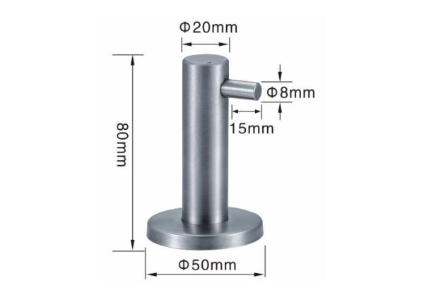 Assoalho de aço inoxidável dos acessórios da porta do hardware da mobília - parada de porta montada Sofa Legs moderno